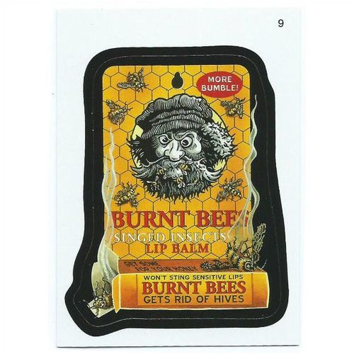 2010 Wacky Packages ANS 7 - #9 - Burnt Bees Lip Balm
