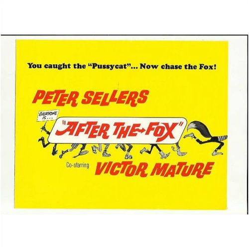 AFTER THE FOX Peter Sellers, Victor Mature Synopsis