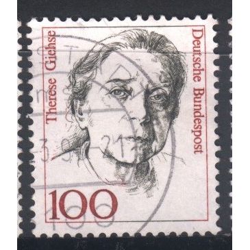 Germany 1988 - 100pf - Therese Giehse (Actress) - used