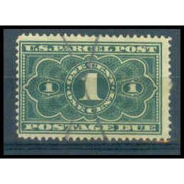 Used JQ1 1c Parcel Post Barely Clears WA1617