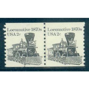 1897A 2c Locomotive Fine MNH Dry Gum CNP Left 4 W0436