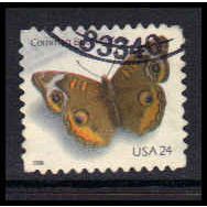 Used 4001 24c Buckeye Butterfly Fine W4913