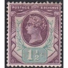 GB, 1887-92 1.5d purple/green, SG 198 (Scott 112), used
