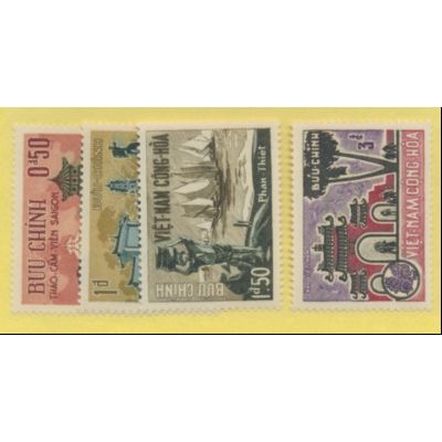 Vietnam Stamps Scott #247 To 250, Mint Never Hinged