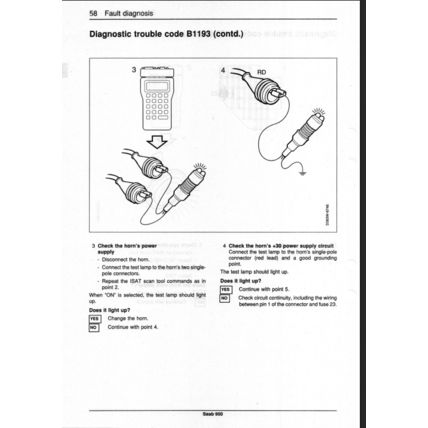 Saab 900 Anti Theft Alarm With VSS Workshop Manual 1996 199525846 PDF