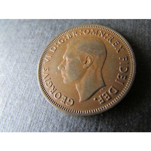1951 GEORGE VI HALFPENNY - COIN - 2 FREE POST. AA