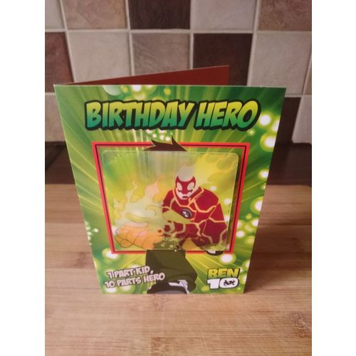 Ben 10 Birthday Card - 0020