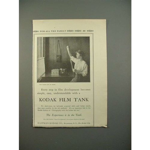 1913 Kodak Film Tank Ad - Every Step Easy