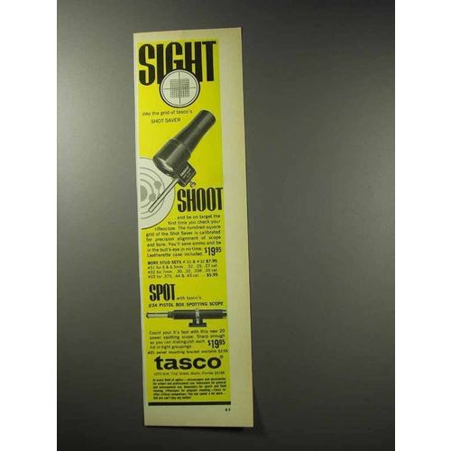 1969 Tasco Shot Saver Ad - Sight Shoot