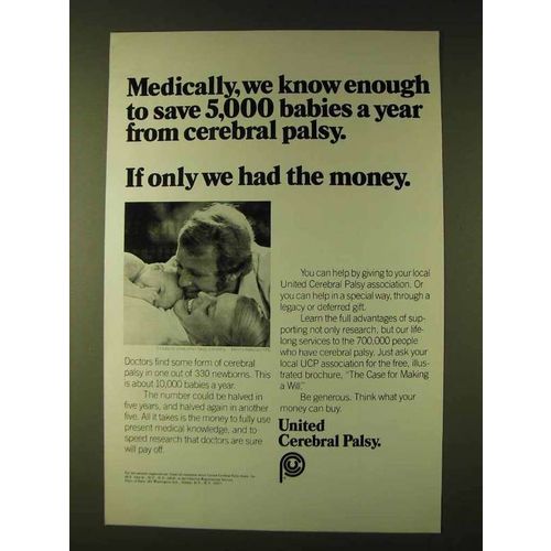 1979 United Cerebral Palsy Ad - Save 5,000 Babies