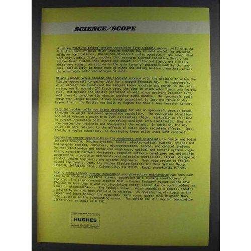 1980 Hughes Aircraft Ad - Picture-Taking System