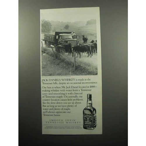 1989 Jack Daniel's Whiskey Ad - Tennessee Hills