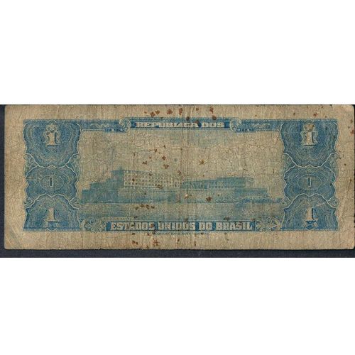 BRAZIL BANKNOTE 1 P132 ND 1944 F - no signature