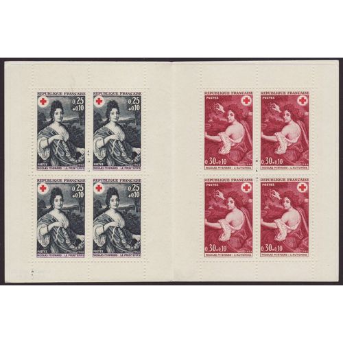 France 1968 SG XSB18 UMM Booklet - Red Cross/Semi-postal (E-380)