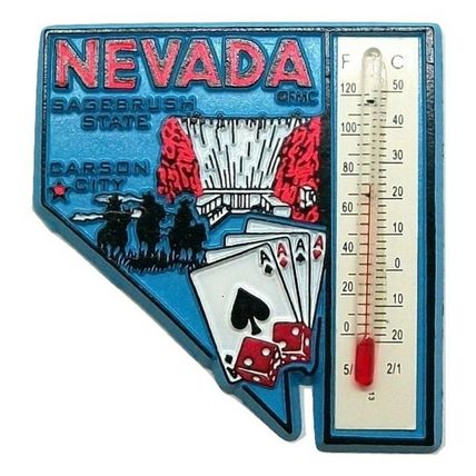 Nevada Montage Thermometer Fridge Magnet