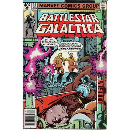 Battlestar Galactica #14 (1980) *Marvel Comics / Starbuck / Cylons / Sci-Fi*