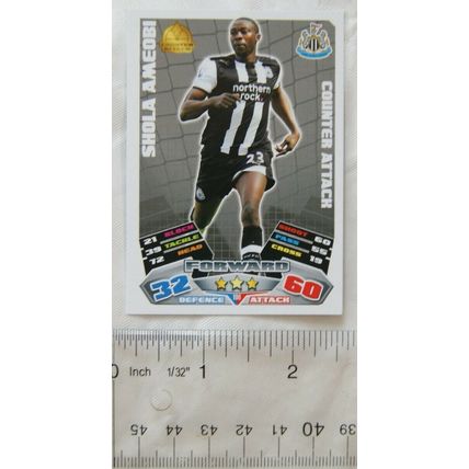 2011/12 Topps Match Attax Trading Card - Shola Ameobi, Newcastle United