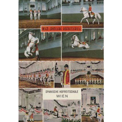 Vienna School Of Riding Austria 2x Postcard s 10 Views