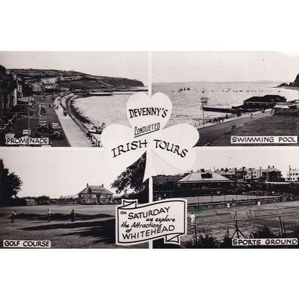 Devenny's Irish Golf Whitehead Sports Holiday Tours Antrim Postcard