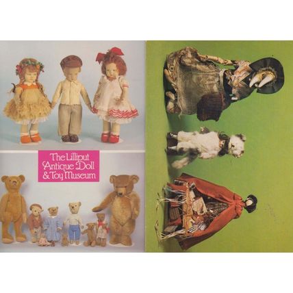 Lilliput Antique Doll & Toy Museum Isle Of Wight Queen Victoria Dog 2x Postcard