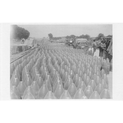 Shell Dump WW1 Military Explosives in Somme France Postcard