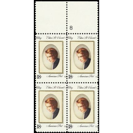 1926, Mint NH 18¢ Large Color Shift Block of Four Error * Stuart Katz