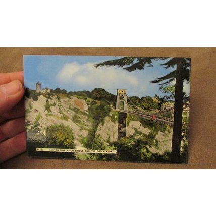 Postcard - Clifton Suspension Bridge & Observatory - Bristol