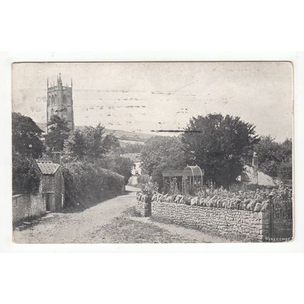 Village view of Winscombe Postcard 1905 Somerset