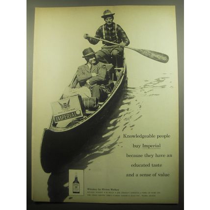 1959 Hiram Walker Imperial Whiskey Advertisement