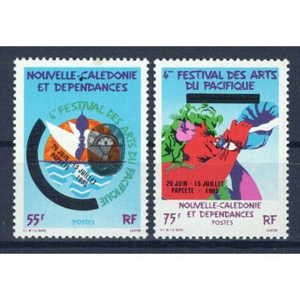 New Caledonia 528-529 MNH Pacific Arts Festival ZAYIX 0524S0315