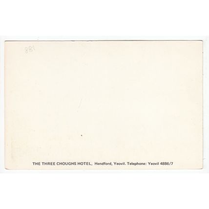 The Three Choughs Hotel Hendford Yeovil Postcard Somerset