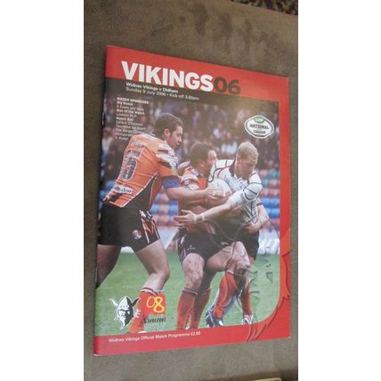 2006 Rugby Football League Programme - Widnes v Oldham