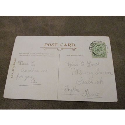1905 fr EFA Postcard - Sealion @ London Zoo - Nature interest
