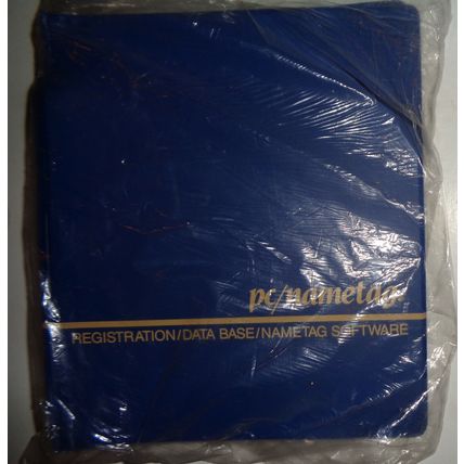 PC/NAMETAG by Topitzes & Associates. For IBM PCs - circa 1989 .. NEW