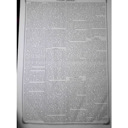 Scientific American, July 26, 1856. Ballooning; Railroad & Steamboats accidents