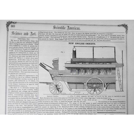 Scientific American, July 26, 1856. Ballooning; Railroad & Steamboats accidents