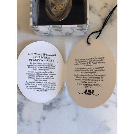 Mason & Riley Royal Collection Silver Plated Spoon, Charles & Diana Wedding