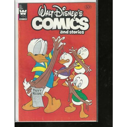 Walt Disney's Comics and Stories, #497, Whitman Comic, Mid Grade