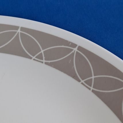 Lot 4 Corelle SAND SKETCH Dinner PLATES 6 3/4 Salad Dessert Livingware Salad