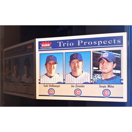 WELLEMEYER/LEICESTER/MITRE 2004 FLEER TRADITION TRIO PROSPECTS CARD #476