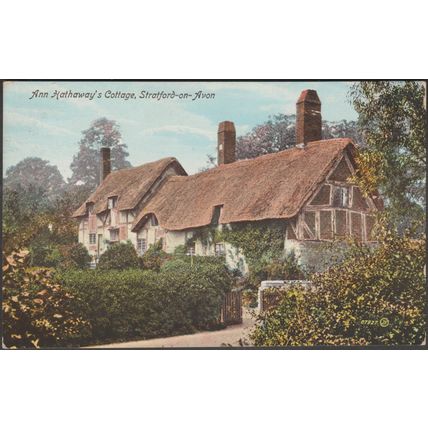 Ann Hathaway's Cottage, Stratford-on-Avon, c.1905-10 - Valentine's Postcard