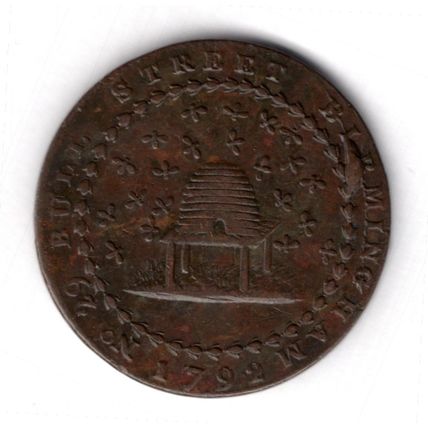 Great Britain. Donald & Co Birmingham Halfpenny 1792. dy16270
