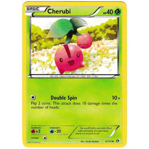 Pokemon B&W Legendary Treasures - #4/113 - Cherubi