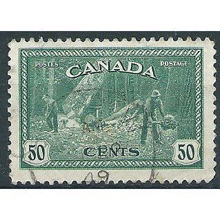 Canada 1946 SG405 50c Green Fine Used ....