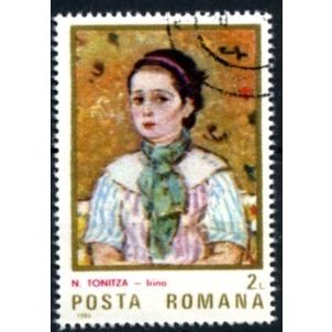 ROMANIA 1986 - Art - Artist - Tonitza - 'Irina' - Paintings - Women - CTO
