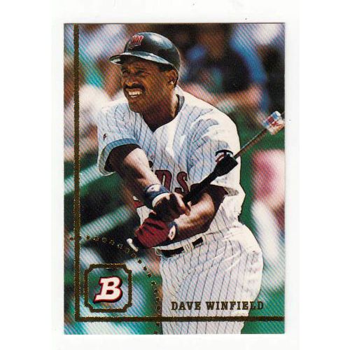 1994 Bowman baseball Dave Winfield card #300 - NM - HOF-Twins