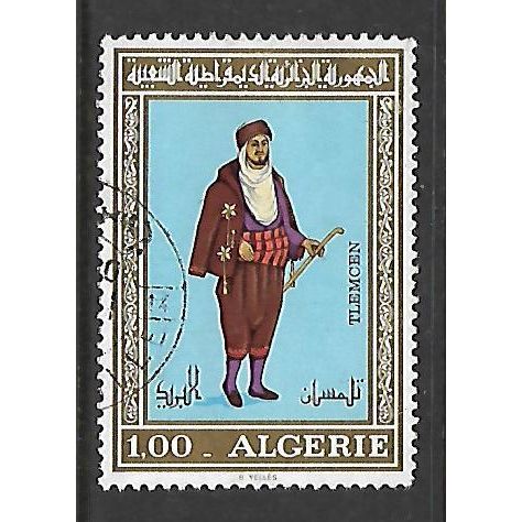 ALGERIA 1975 REGIONAL COSTUMES 3rd 1d TLEMEEN SG 662 FINE USED#2