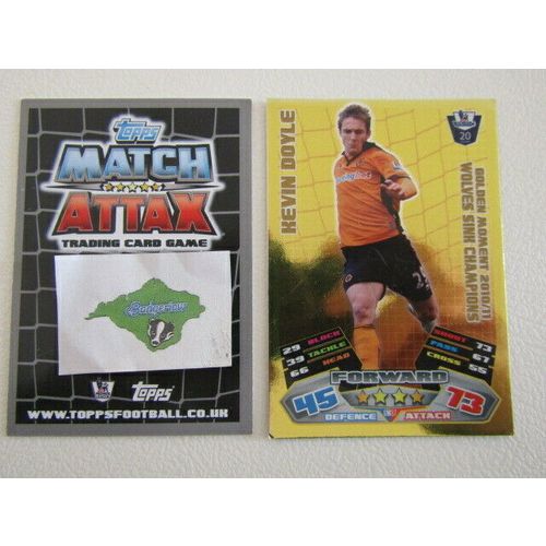 Topps Match Attax 2011 2012 Football Cards Teams N-W Card Variants (ef2)