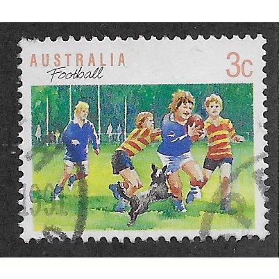 AUS 1989 3c 'SPORTS - FOOTBALL' FINE USED (EBID67-294)