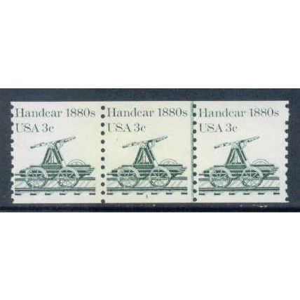 1898 3c Handcar Fine MNH Dry Gum PNC 1/3 W0471